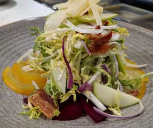 endive salad with apples. 