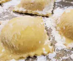 housemade raviolis.